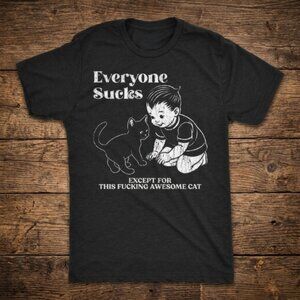 Awesome Cat Graphic T-Shirt
